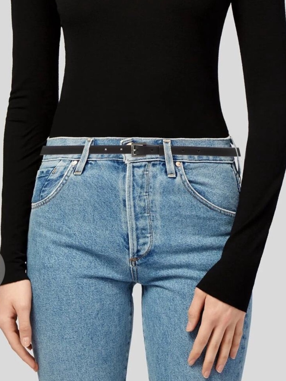 Missoni skinny leather belt